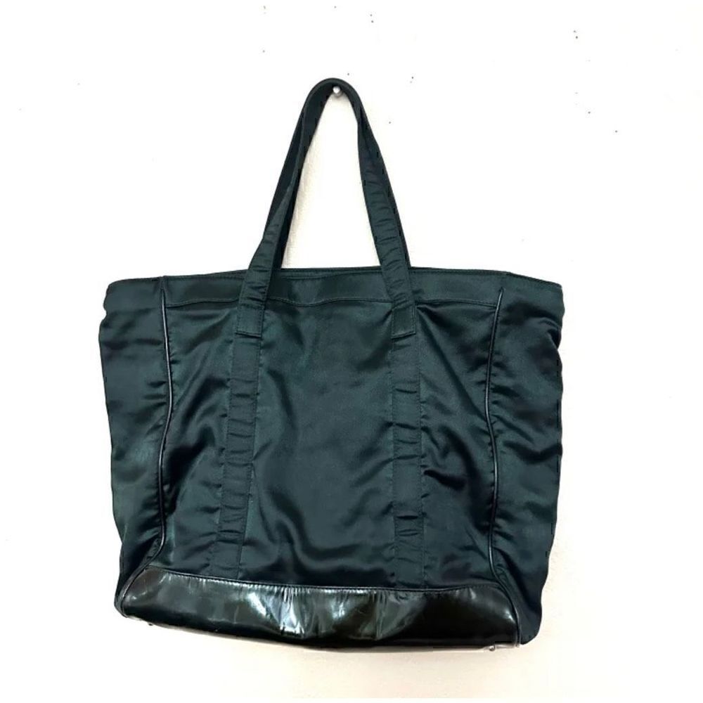 GUCCI Green Canvas Tote Bag 